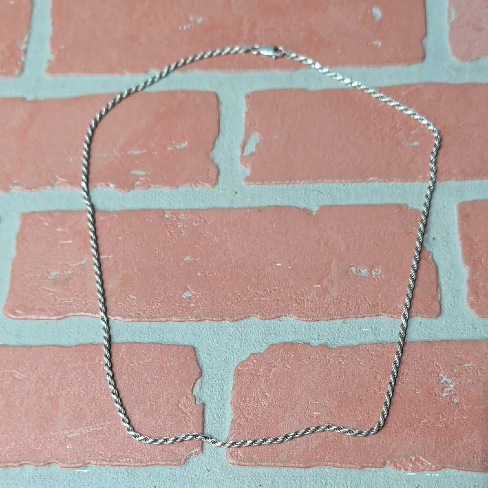 Vintage Italy .925 24 1/2" Necklace 16.6 Grams